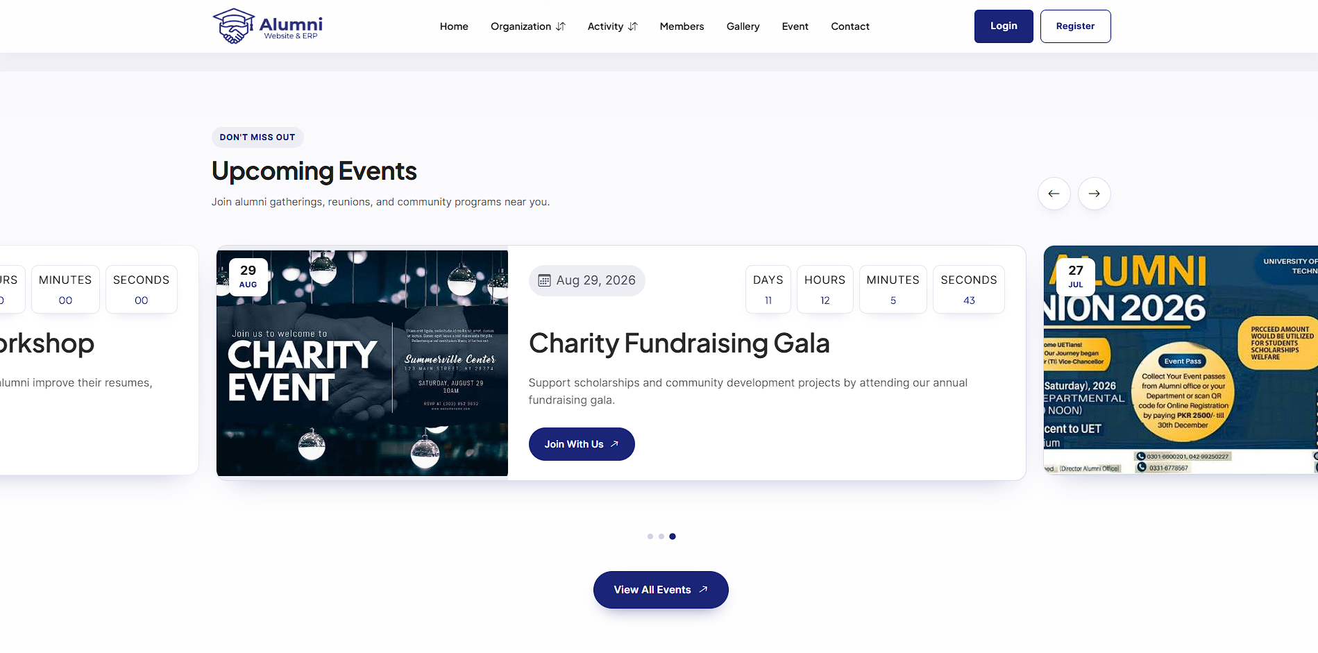 Upcoming events